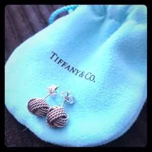 Tiffany knot earrings
